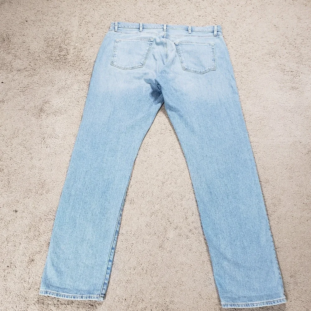 Flint‎ and Tinder Jeans Men 38x34 (40x34) Tapered Fit Light Wash Stretch Denim